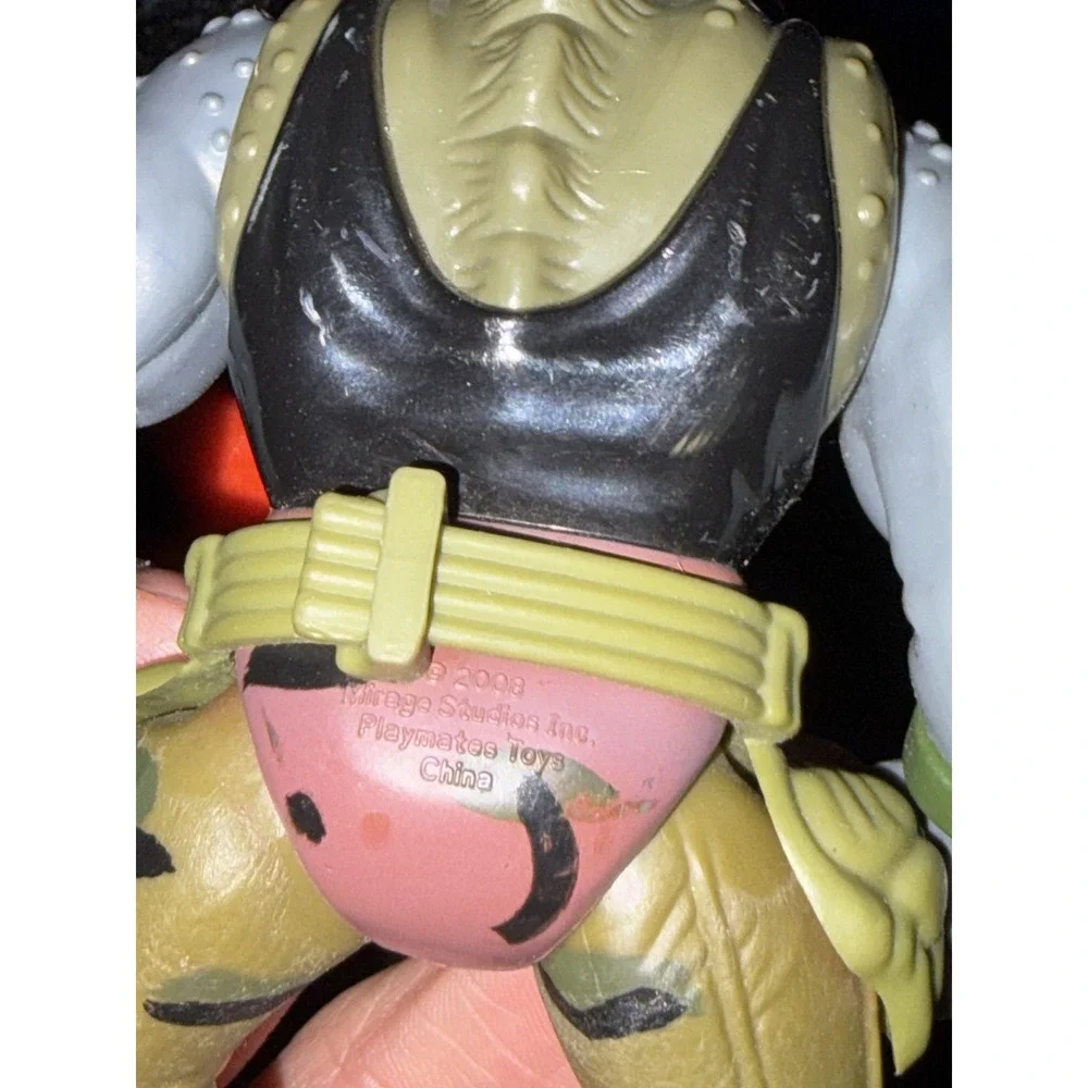 Playmates Teenage Mutant Ninja Turtles Bebop Rocksteady Hard Head Figures 1988